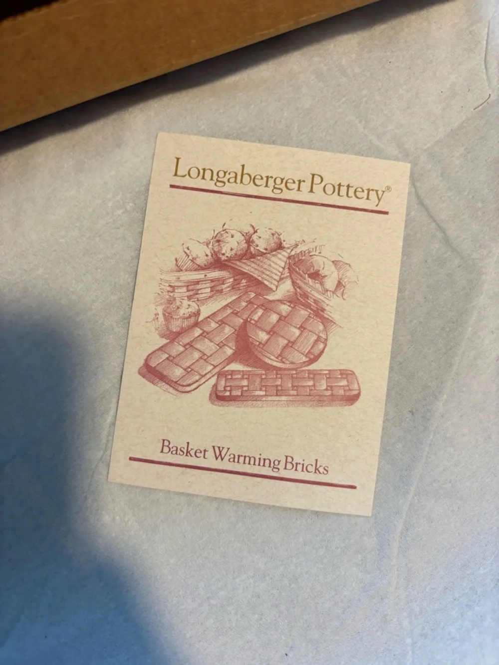 Longaberger ceramic warming